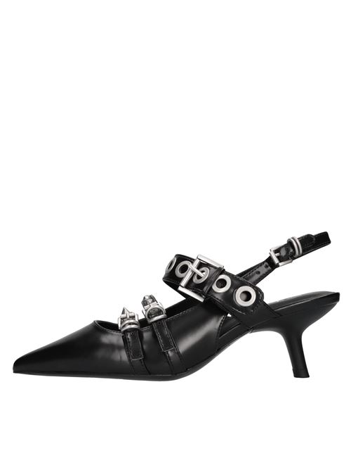 Décolléte slingback  in pelle ASH | BABEL SOFT POLISH CALFNERO